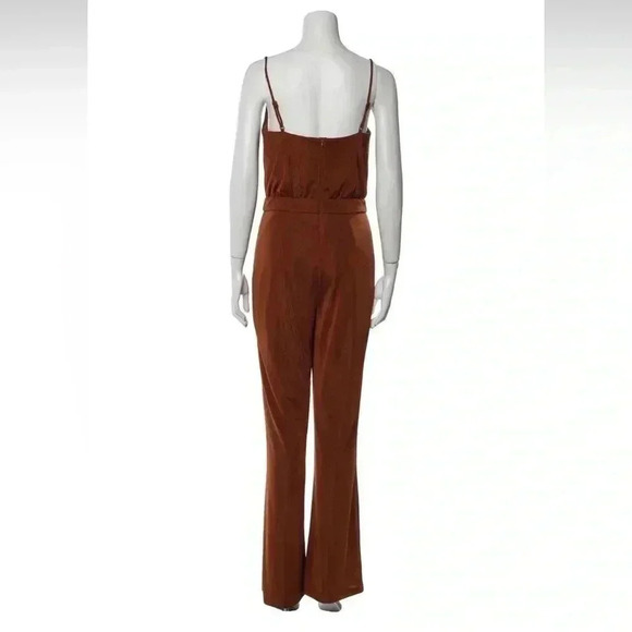 NWT Jason Wu burnt orange jumpsuit sz  M - Picture 11 of 11